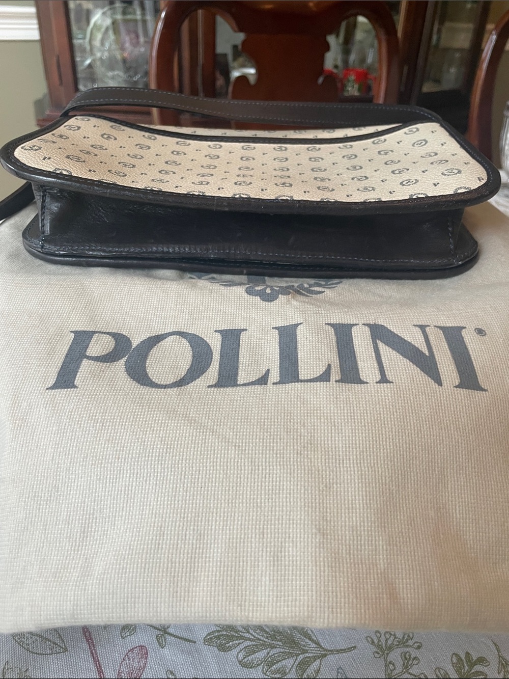 Pollini Monogram Print Shoulder/Crossbody Bag ๐ฎ๐น Made in Italy - Picture 5 of 16